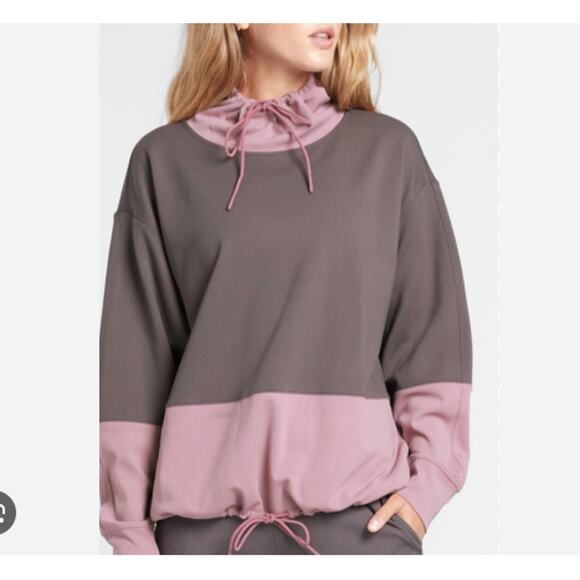Athleta Hermosa Mock Neck Sweatshirt Size XL - Picture 2 of 7
